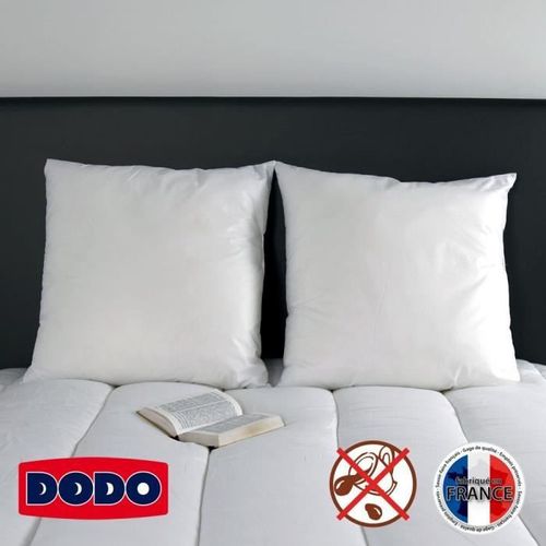 DODO Lot de 2 Oreillers ANTI TACHES 60x60cm - Photo n°2; ?>