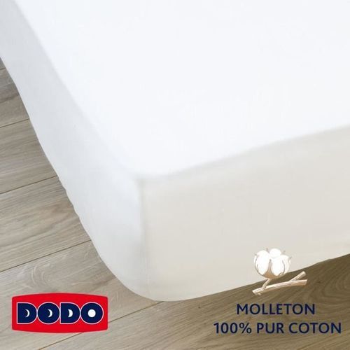 DODO Protege-matelas molleton absorbant Perigord - 230 g/m² - 160 x 200 cm - Blanc - Photo n°2; ?>