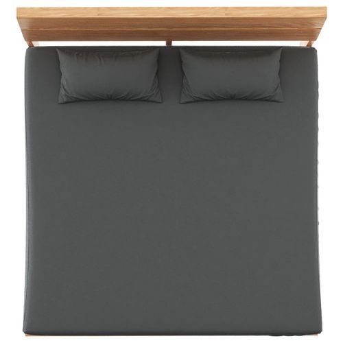 Draps de lit 2 pcs Polaire en polyester 200x200 cm Anthracite - Photo n°2; ?>