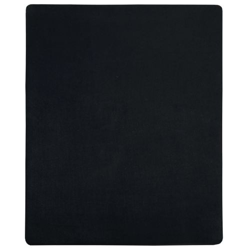 Draps-housses Jersey 2 pcs Noir 180x200 cm Coton - Photo n°2; ?>