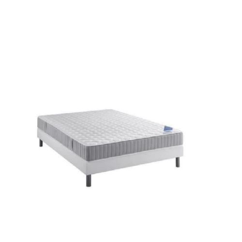 DUNLOPILLO Ensemble matelas + sommier PROSE 140x190 - Mémoire de forme - 23 cm - Ferme - Photo n°3; ?>
