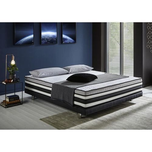 DYNAMIC BEDDING Matelas Hybride 180x200 cm - 1 855 Ressorts ensachés - mémoire de forme - 30 cm - Équilibré - INFINITY - Photo n°2; ?>