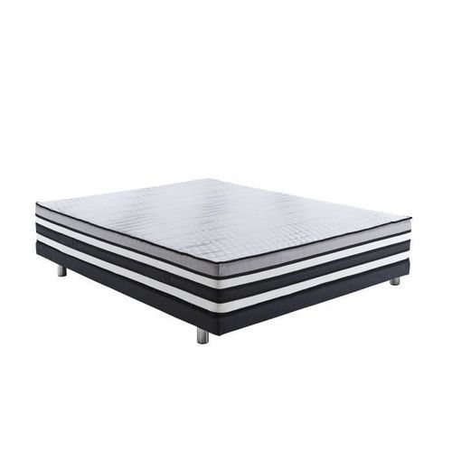 DYNAMIC BEDDING Matelas Hybride 180x200 cm - 1 855 Ressorts ensachés - mémoire de forme - 30 cm - Équilibré - INFINITY - Photo n°3; ?>