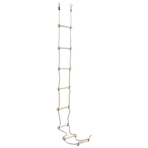 Échelle de corde pour enfants 290 cm Bois - Photo n°2; ?>
