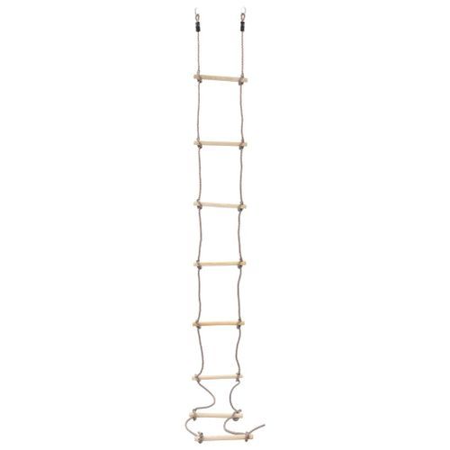 Échelle de corde pour enfants 290 cm Bois - Photo n°3; ?>
