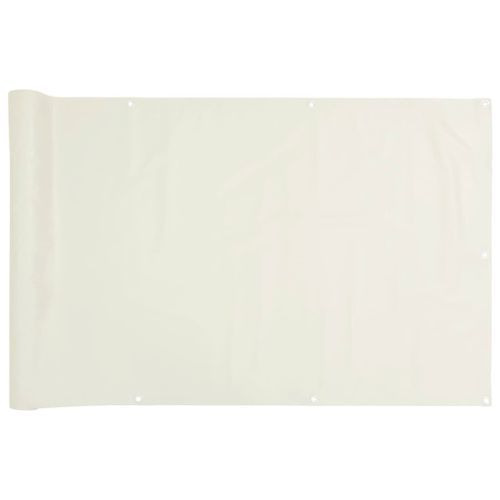 Écran d'intimité de jardin blanc 1000x120 cm PVC - Photo n°2; ?>