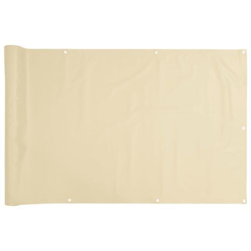 Écran d'intimité de jardin crème 700x75 cm PVC - Photo n°2; ?>