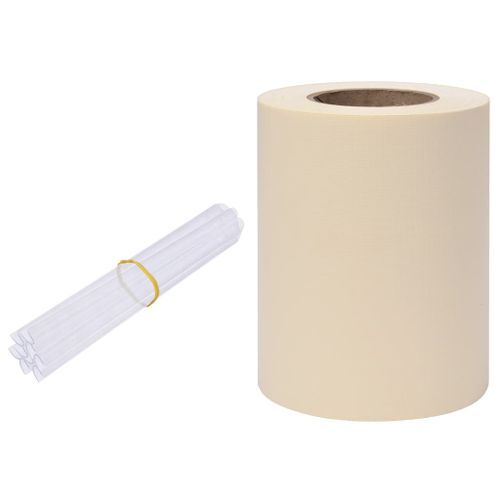 Écran d'intimité de jardin PVC 35x0,19 m Crème - Photo n°2; ?>