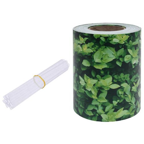 Écran d'intimité de jardin PVC 35x0,19 m Vert - Photo n°2; ?>