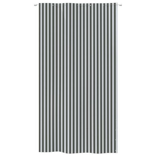 Écran de balcon Anthracite et blanc 140x240 cm Tissu Oxford - Photo n°2; ?>