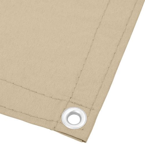 Écran de balcon beige 120x1000 cm 100% polyester oxford - Photo n°3; ?>