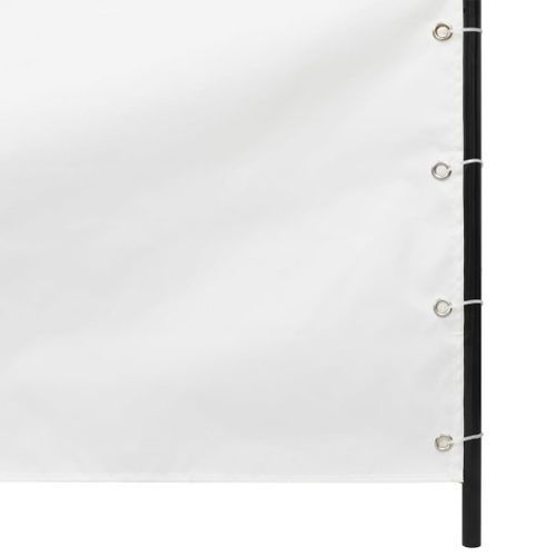 Écran de balcon Blanc 120x240 cm Tissu Oxford - Photo n°3; ?>