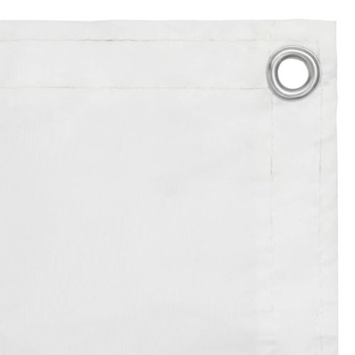 Écran de balcon Blanc 75x500 cm Tissu Oxford - Photo n°3; ?>