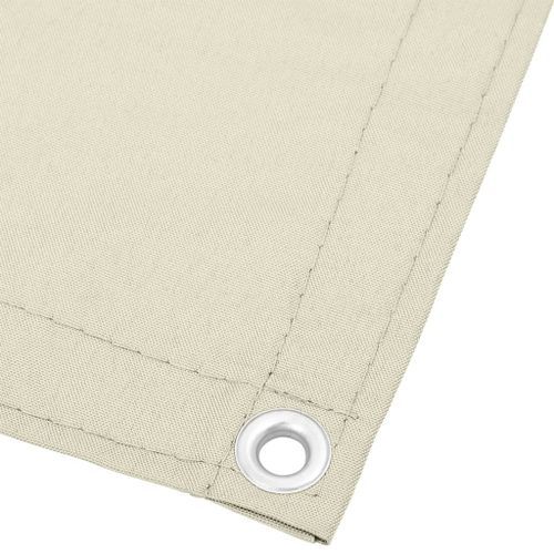 Écran de balcon crème 120x1000 cm 100% polyester oxford - Photo n°3; ?>