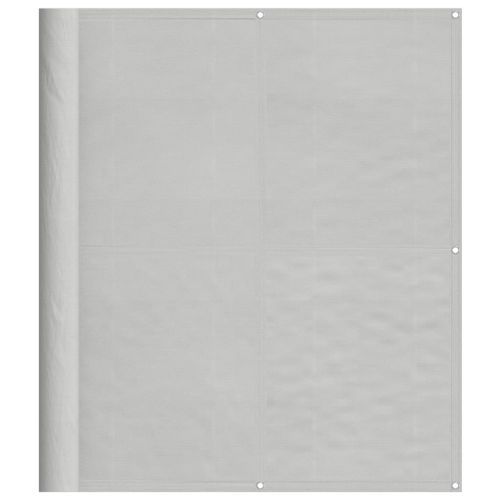 Écran de balcon gris clair 120x400 cm 100% polyester oxford - Photo n°2; ?>