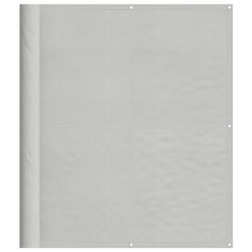 Écran de balcon gris clair 120x500 cm 100% polyester oxford - Photo n°2; ?>