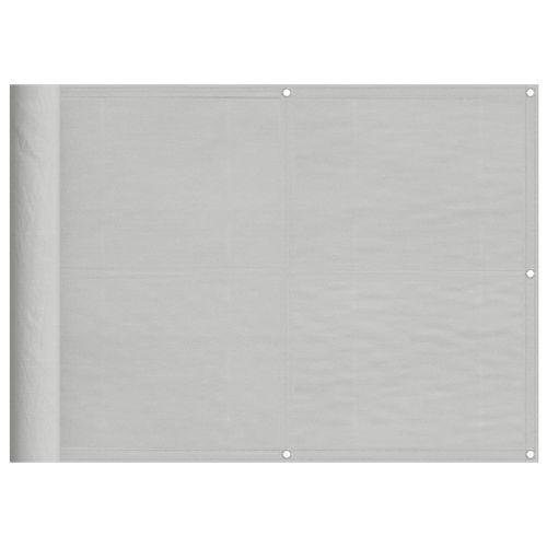 Écran de balcon gris clair 75x300 cm 100% polyester oxford - Photo n°2; ?>