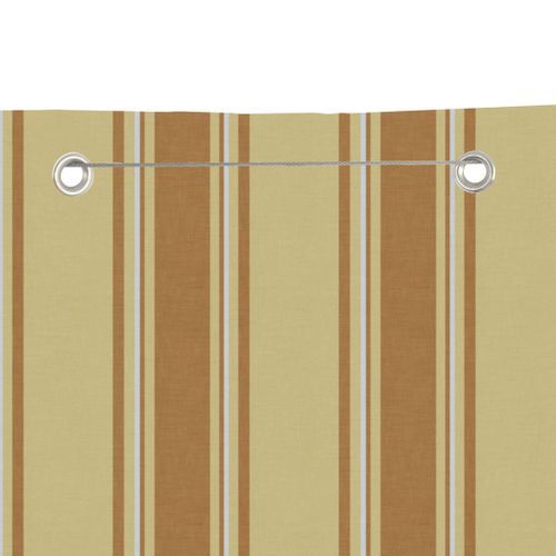 Écran de balcon Jaune et orange 140x240 cm Tissu Oxford - Photo n°3; ?>