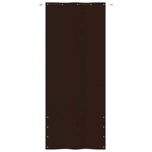 Écran de balcon Marron 100x240 cm Tissu Oxford - Photo n°2; ?>