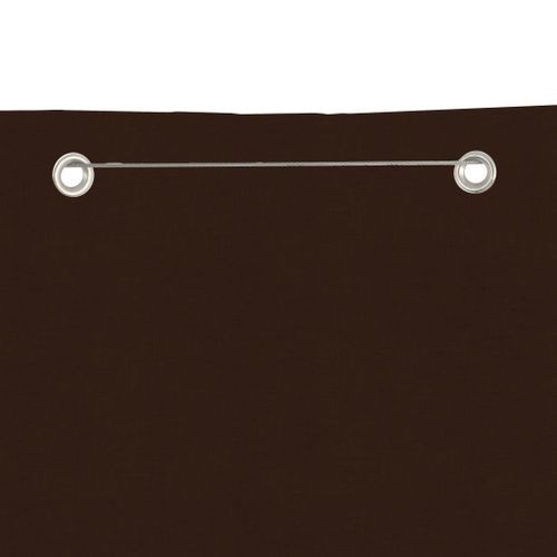 Écran de balcon Marron 100x240 cm Tissu Oxford - Photo n°3; ?>