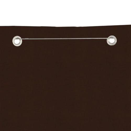 Écran de balcon Marron 120x240 cm Tissu Oxford - Photo n°2; ?>