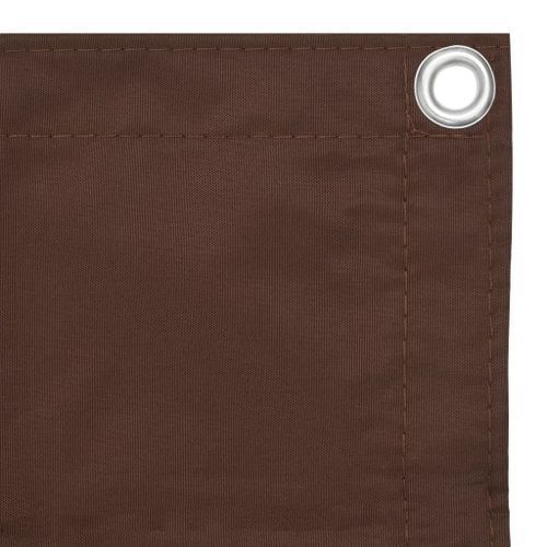 Écran de balcon Marron 120x300 cm Tissu Oxford - Photo n°3; ?>