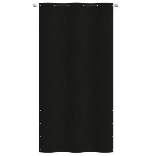 Écran de balcon Noir 120x240 cm Tissu Oxford - Photo n°2; ?>