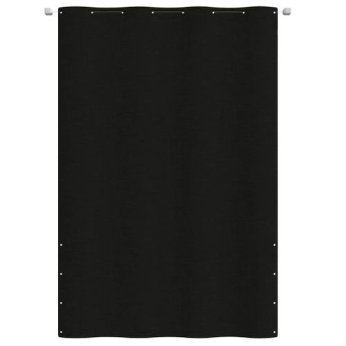 Écran de balcon Noir 160x240 cm Tissu Oxford - Photo n°2; ?>