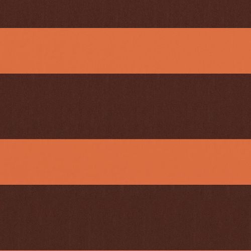 Écran de balcon Orange et marron 120x500 cm Tissu Oxford - Photo n°2; ?>