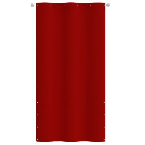 Écran de balcon Rouge 120x240 cm Tissu Oxford - Photo n°2; ?>