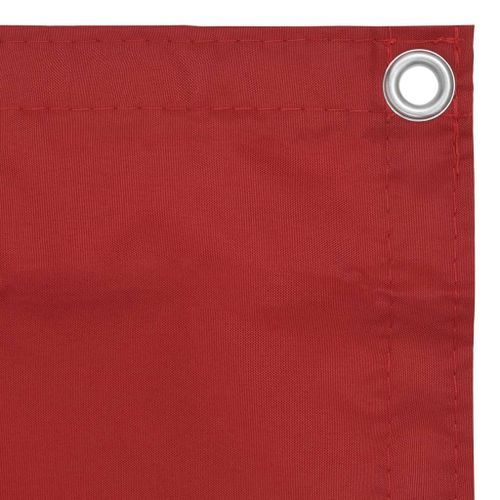 Écran de balcon Rouge 120x300 cm Tissu Oxford - Photo n°3; ?>