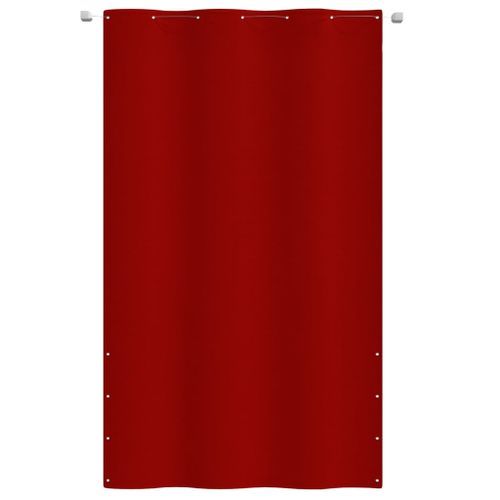 Écran de balcon Rouge 140x240 cm Tissu Oxford - Photo n°2; ?>