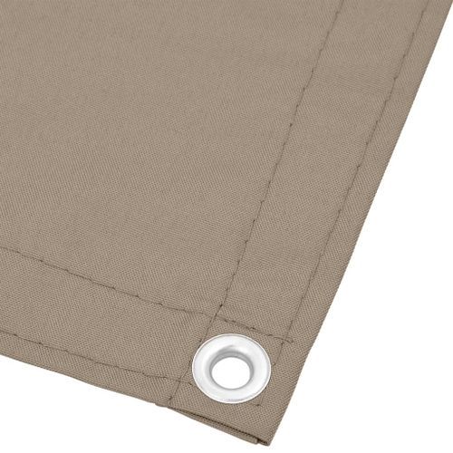 Écran de balcon taupe 120x800 cm 100% polyester oxford - Photo n°3; ?>