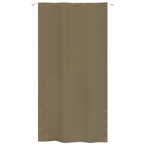 Écran de balcon Taupe 140x240 cm Tissu Oxford - Photo n°2; ?>