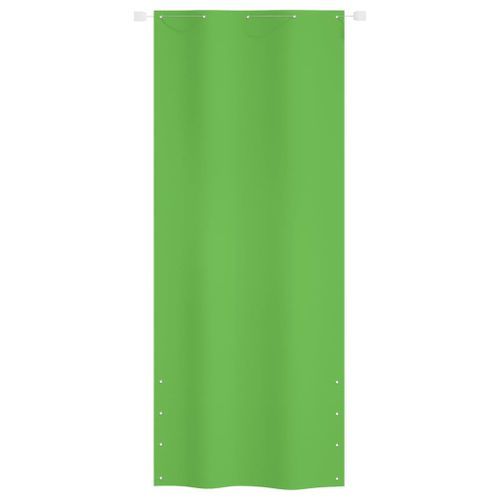 Écran de balcon Vert clair 100x240 cm Tissu Oxford - Photo n°2; ?>