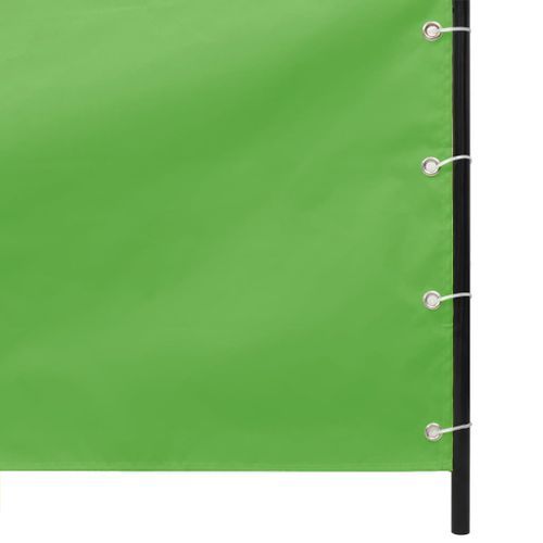 Écran de balcon Vert clair 100x240 cm Tissu Oxford - Photo n°3; ?>