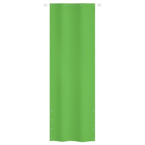 Écran de balcon Vert clair 80x240 cm Tissu Oxford - Photo n°2; ?>