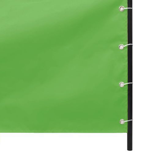 Écran de balcon Vert clair 80x240 cm Tissu Oxford - Photo n°3; ?>