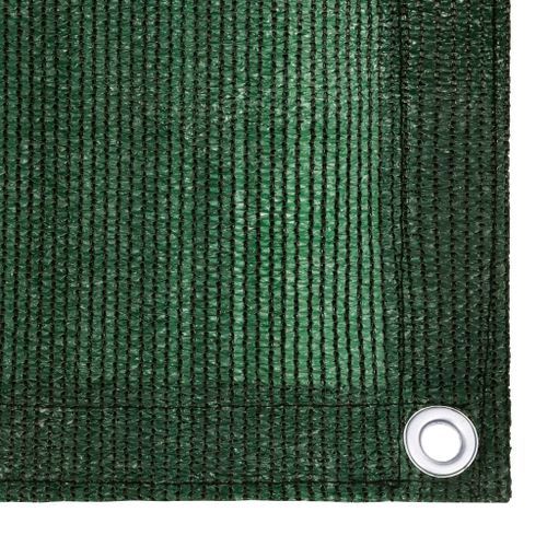 Écran de balcon Vert foncé 120x400 cm PEHD - Photo n°3; ?>