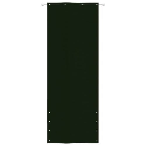 Écran de balcon Vert foncé 80x240 cm Tissu Oxford - Photo n°2; ?>