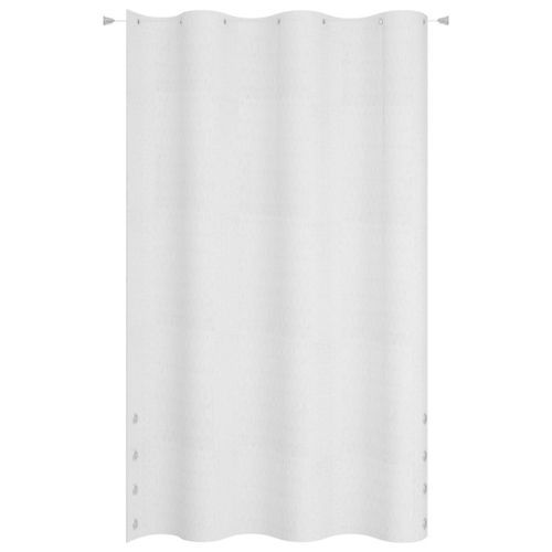 Écran suspendu de balcon Blanc PEHD 140x230 cm - Photo n°2; ?>
