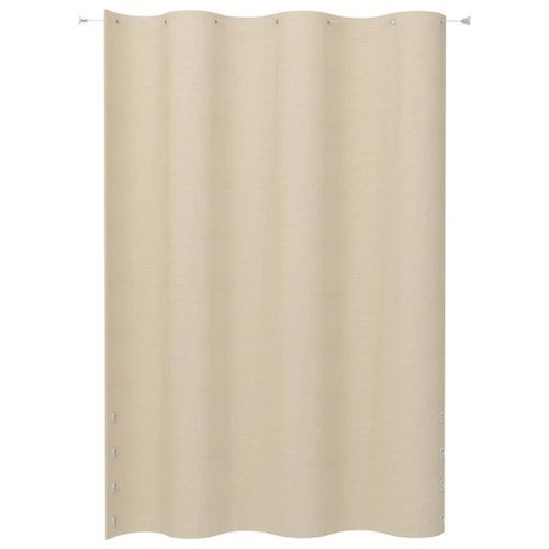 Écran suspendu de balcon Crème PEHD 140x230 cm - Photo n°2; ?>