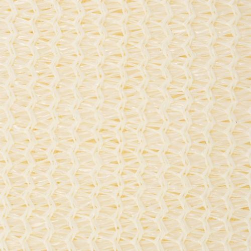 Écran suspendu de balcon Crème PEHD 140x230 cm - Photo n°3; ?>