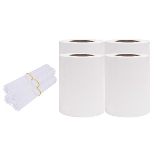 Écrans d'intimité de jardin 4 pcs PVC 35x0,19 m Blanc - Photo n°2; ?>