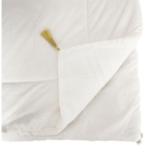 Edredon velours Sonia - 80 x 180 cm - Ivoire - Photo n°2; ?>