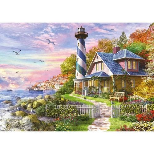EDUCA Puzzle 4000 Phare A Rock Bay - Photo n°2; ?>