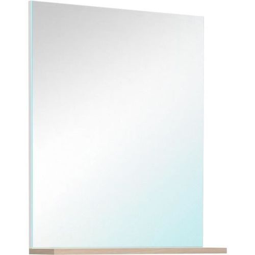 EKIPA Miroir avec tablette - Décor Chene Jackson et blanc - L 60 x P 14 x 70 cm - VERSO - Photo n°2; ?>