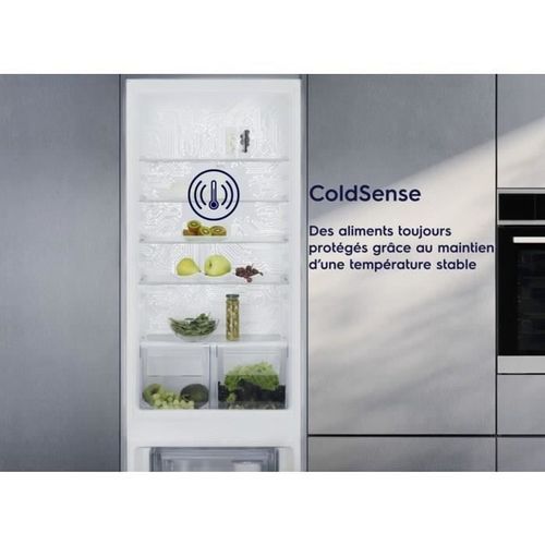 ELECTROLUX KTB2DE16S - Réfrigérateur congélateur haut encastrable - 259L (209L+50L) - Froid Brassé - L55 x H164cm - Blanc - Photo n°3; ?>
