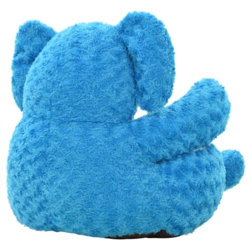 éléphant en peluche Bleu - Photo n°3; ?>