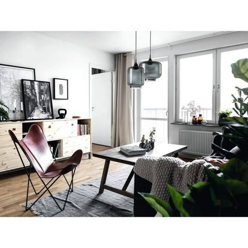 ELS BANYS Suspension Boca 25 - Verre - Fumé - Photo n°2; ?>